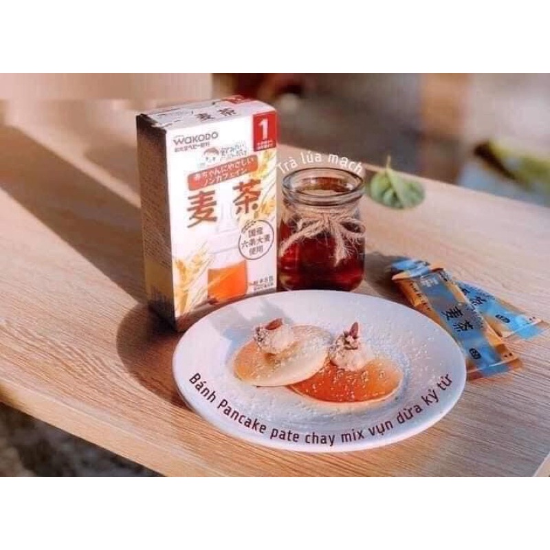 Trà hoa quả, Lúa mạch Wakodo cho bé từ 1-5 tháng nội địa Nhật