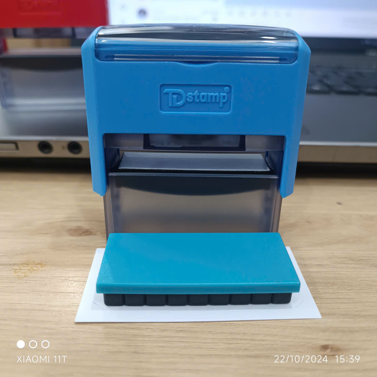 [HCM]Khắc dấu tên 1 dòng dài TDstamp T-217