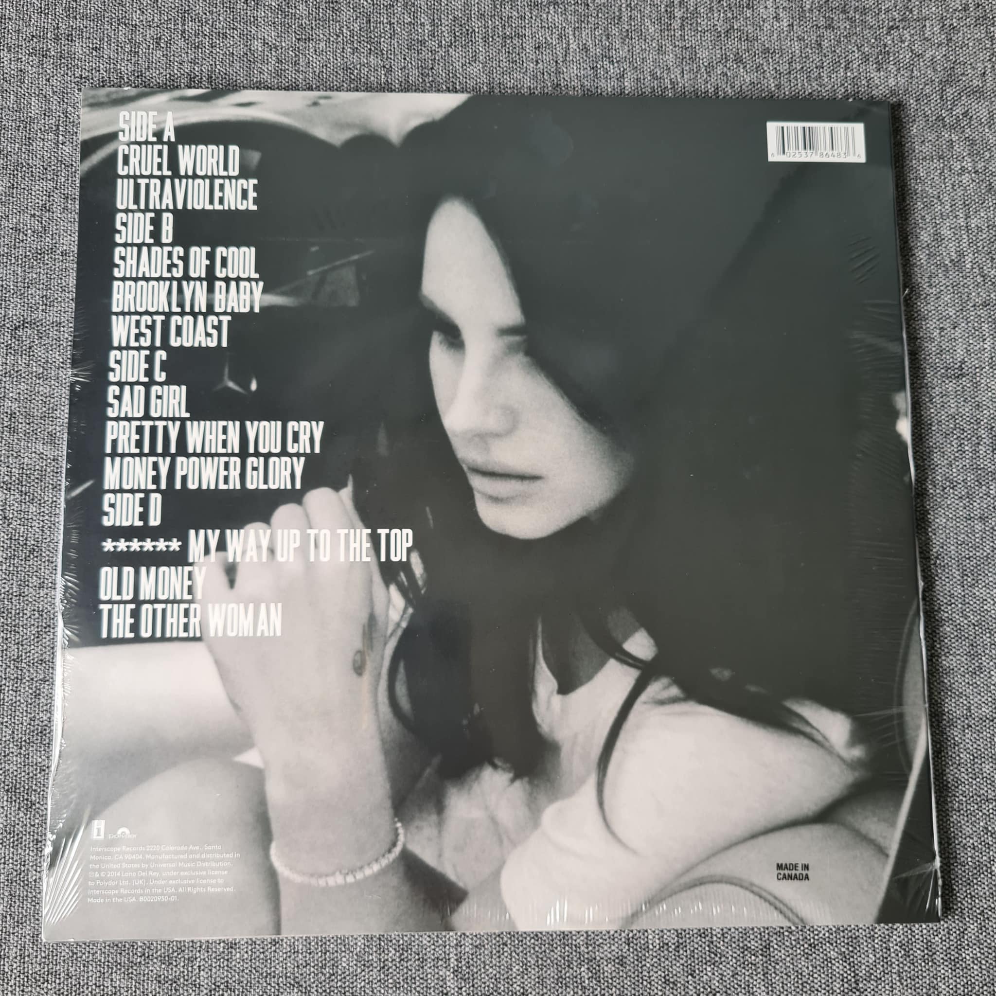 Đĩa than Lana del rey - Ultraviolence