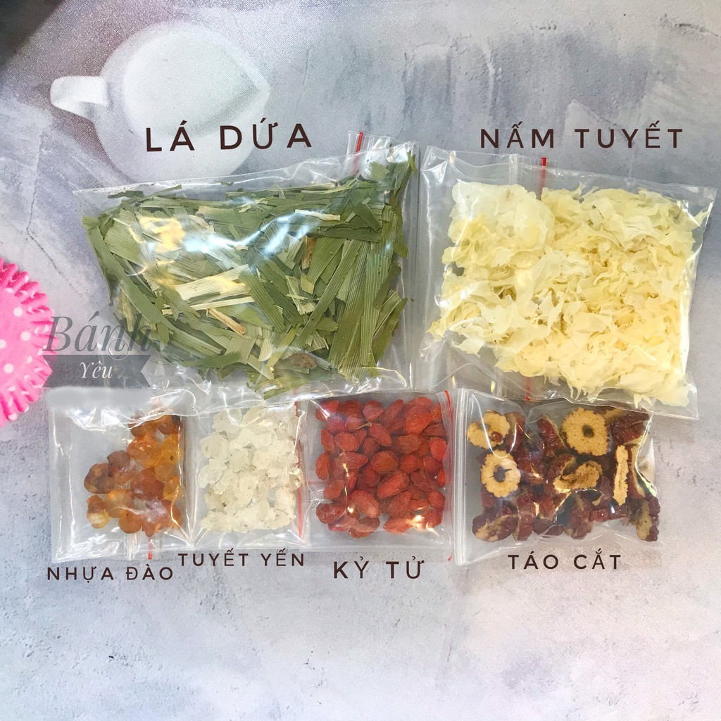 Combo nguyên liệu Chè Dưỡng Nhan