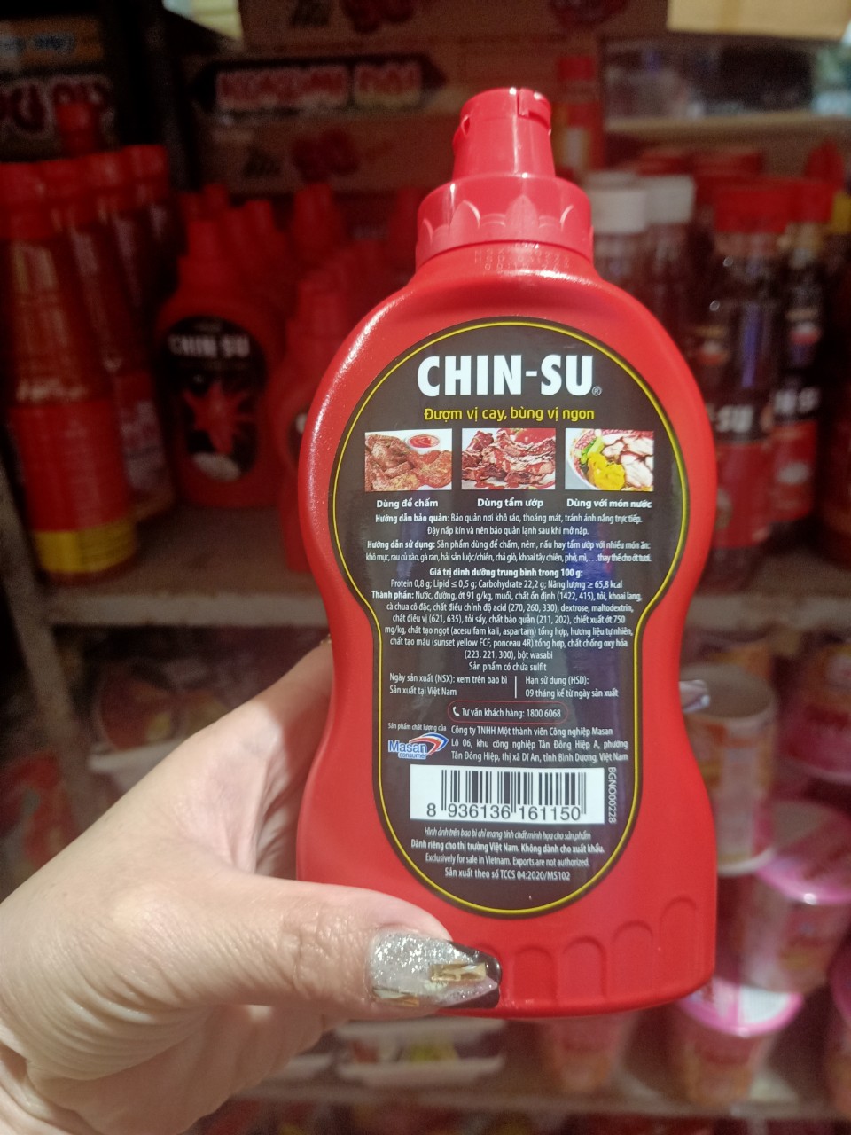 Tương ớt Chinsu chai 500g