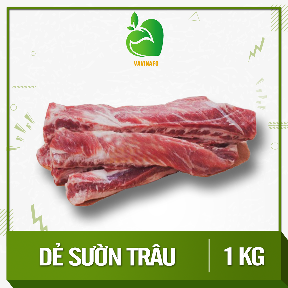 HCM - Dẻ sườn trâu (1 kg) - [Giao nhanh TPHCM]
