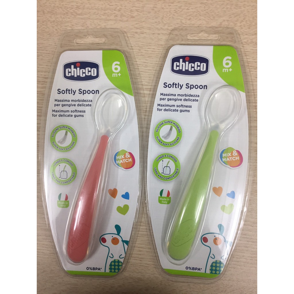 Thìa ăn dặm Silicon Chicco