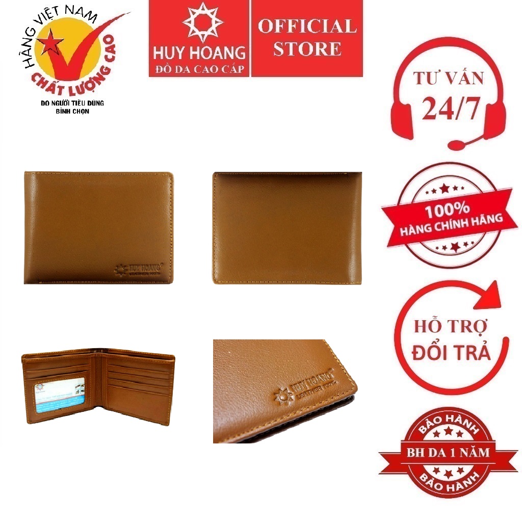 Ví nam da bò cao cấp  màu da HK2113