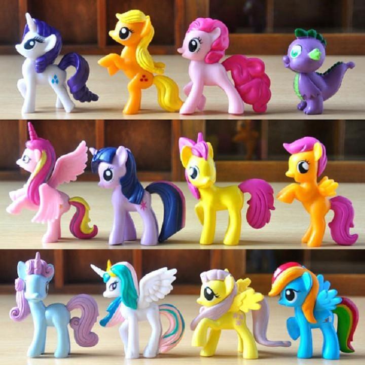 [HCM]12 chú ngựa Little Pony cho bé - 12 chú ngựa pony đồ chơi