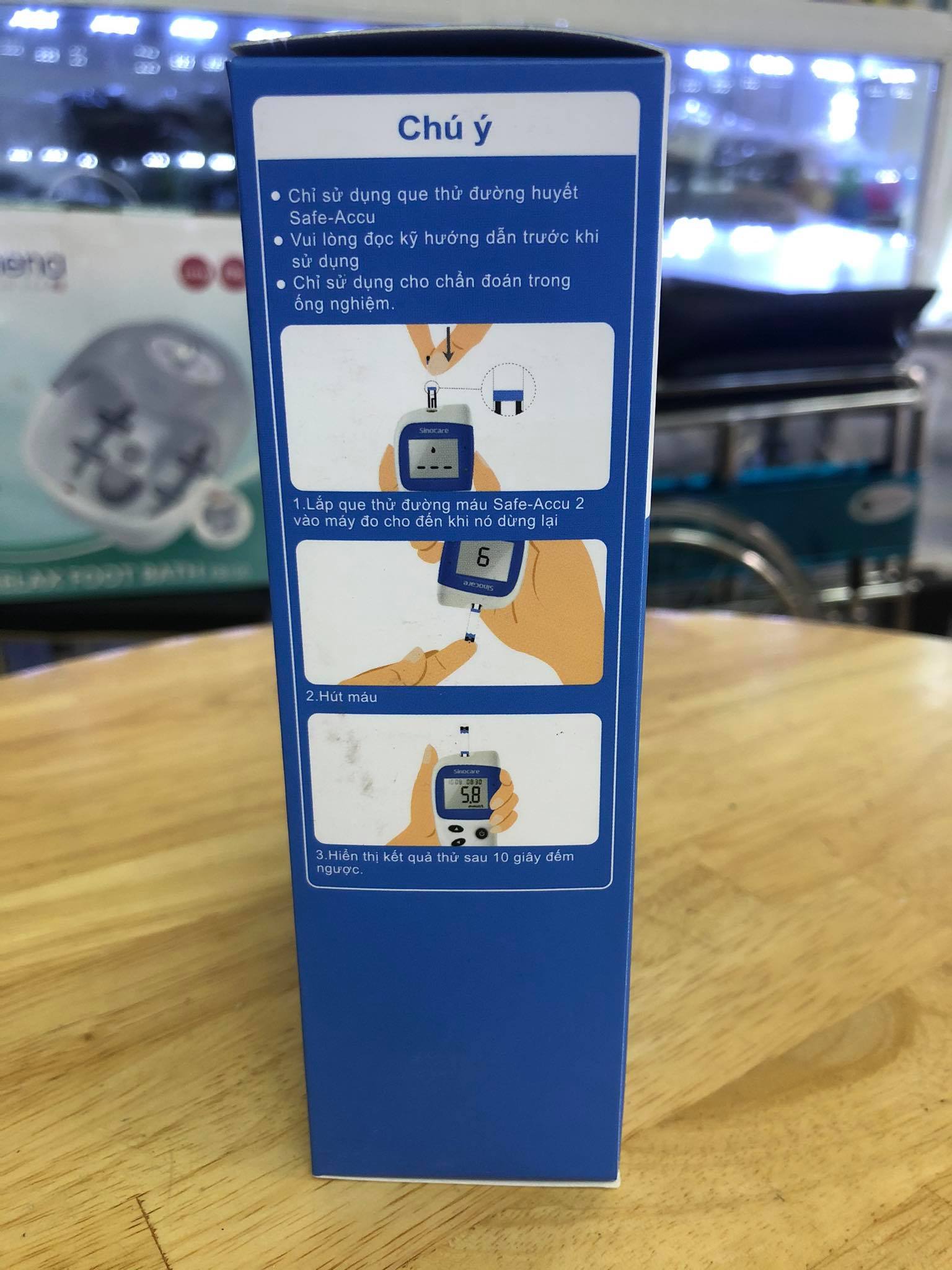 Máy đo đường huyết Safe - Accu 2