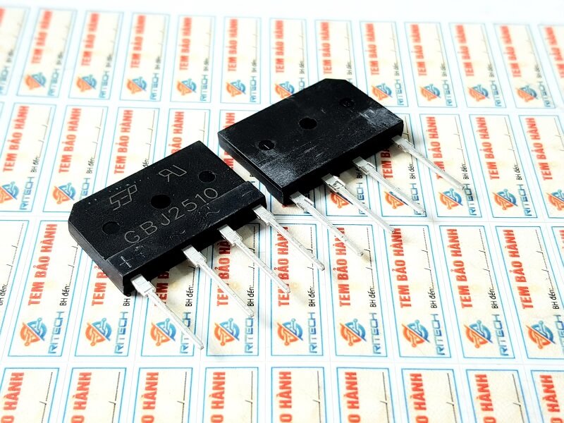 [Combo 5 chiếc] GBJ2510 Diode Cầu 25A/1000V