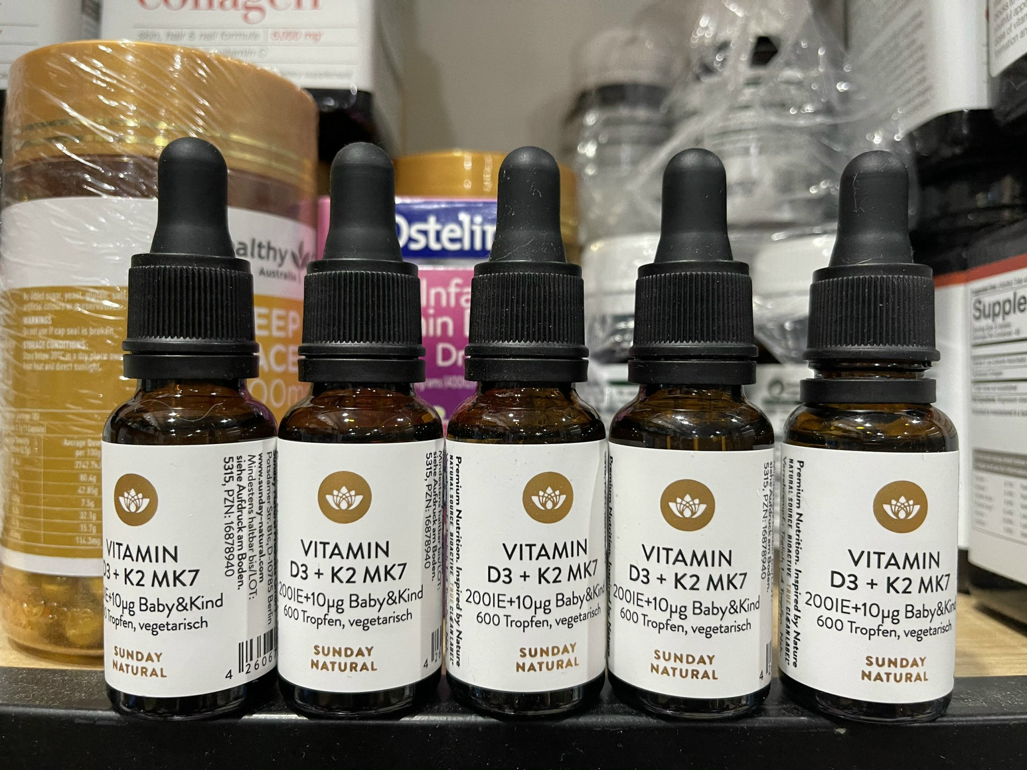 Vitamin D3 K2 MK7 Sunday Natural Đức 20ml