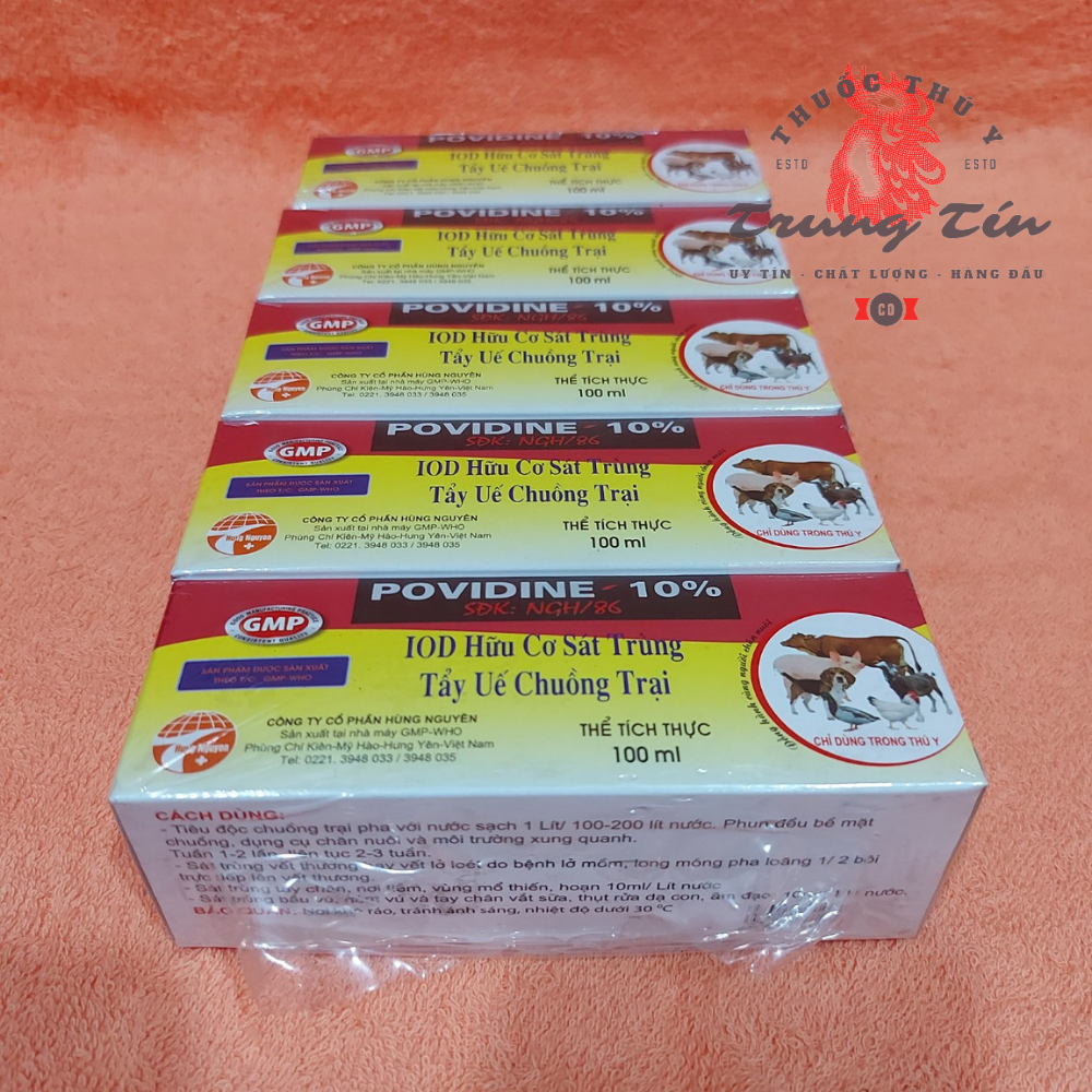 [HCM]povidine - sát trùng chuồng trại - 1 chai / 100ml