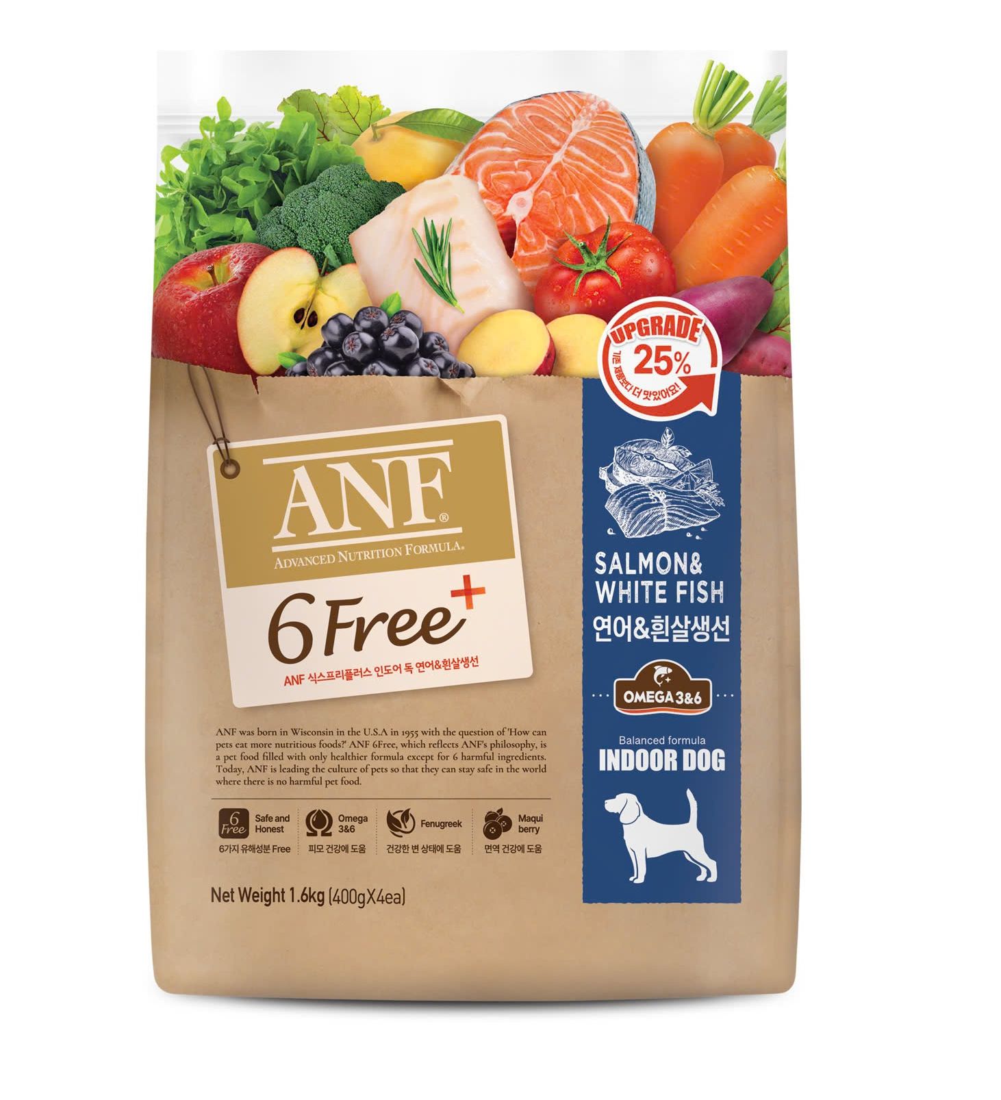 [Bao 5.6KG] Hạt Hữu Cơ Cho Chó ANF PLUS - Hàn Quốc - [Nông Trại Thú Cưng]