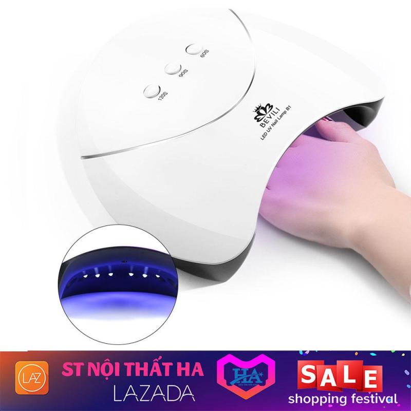 Máy hơ gel Bevili 2 in 1 cao cấp, máy hơ móng tay - GDPHI18