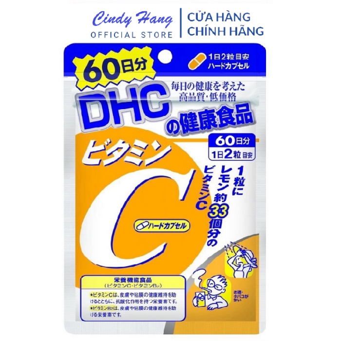 Viên uống vitamin C DHC 60 ngày