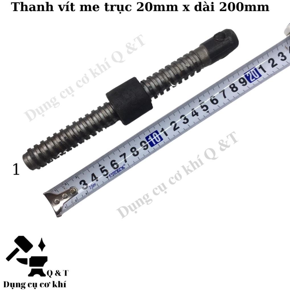 Vít me trục 20mm dài 200mm và 250mm ( có 1 đai ốc đi kèm )