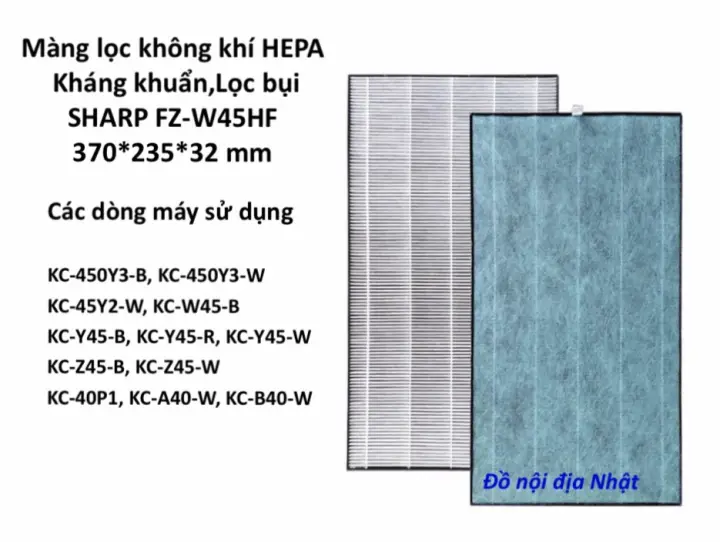 Mang Lọc Hepa Sharp Kc W45 Lazada Vn