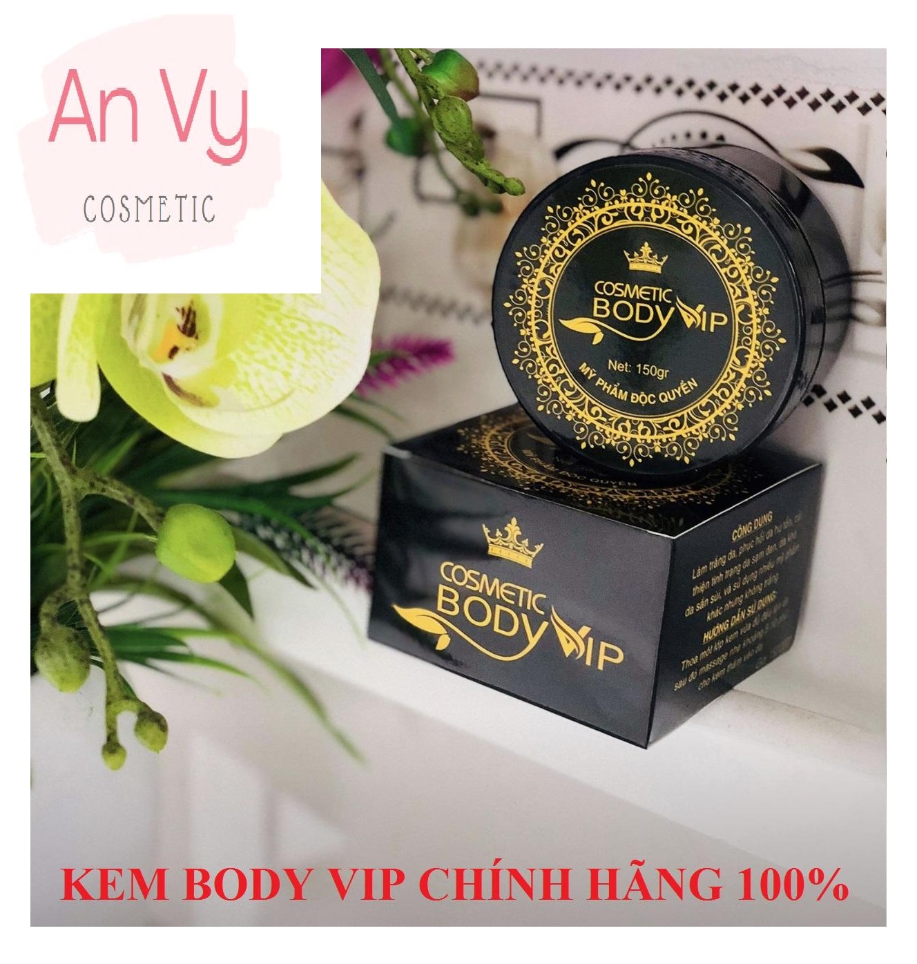 Kem dưỡng da body trắng hồng vip no1 cosmetic - mẫu mới