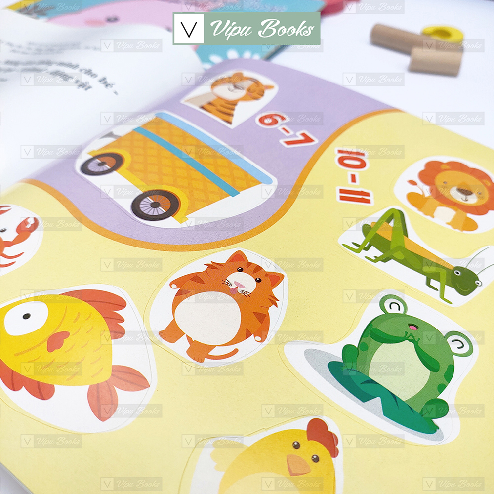 Sách - Miếng Dán Thông Minh Cho Bé - My First Sticker Book (Bộ 3 Cuốn)