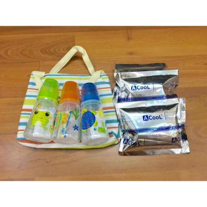Set 3 Đá khô giữ lạnh dạng túi gel Acool 350g
