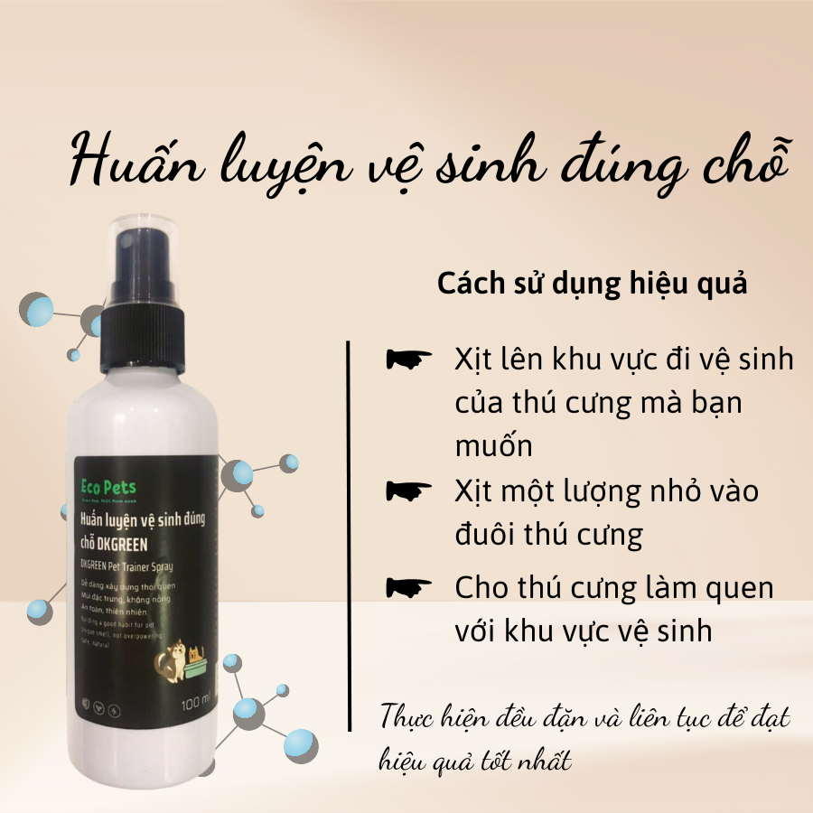 Xịt hướng dẫn chó đi vệ sinh đúng chỗ DKGREEN