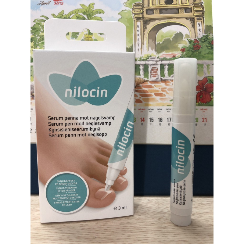 NILOCIN 3ML. BÚT SERUM ĐẶC TR.I BỆNH NẤM MÓNG.