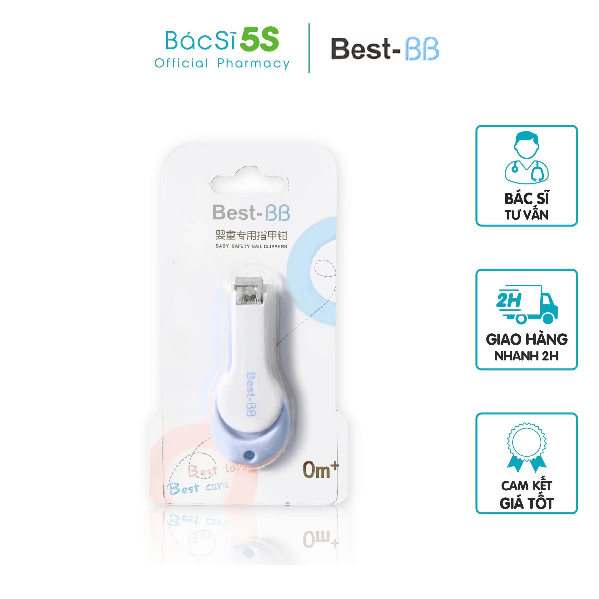 Bấm móng tay Best BB cắt móng tay an toàn cho bé sơ sinh