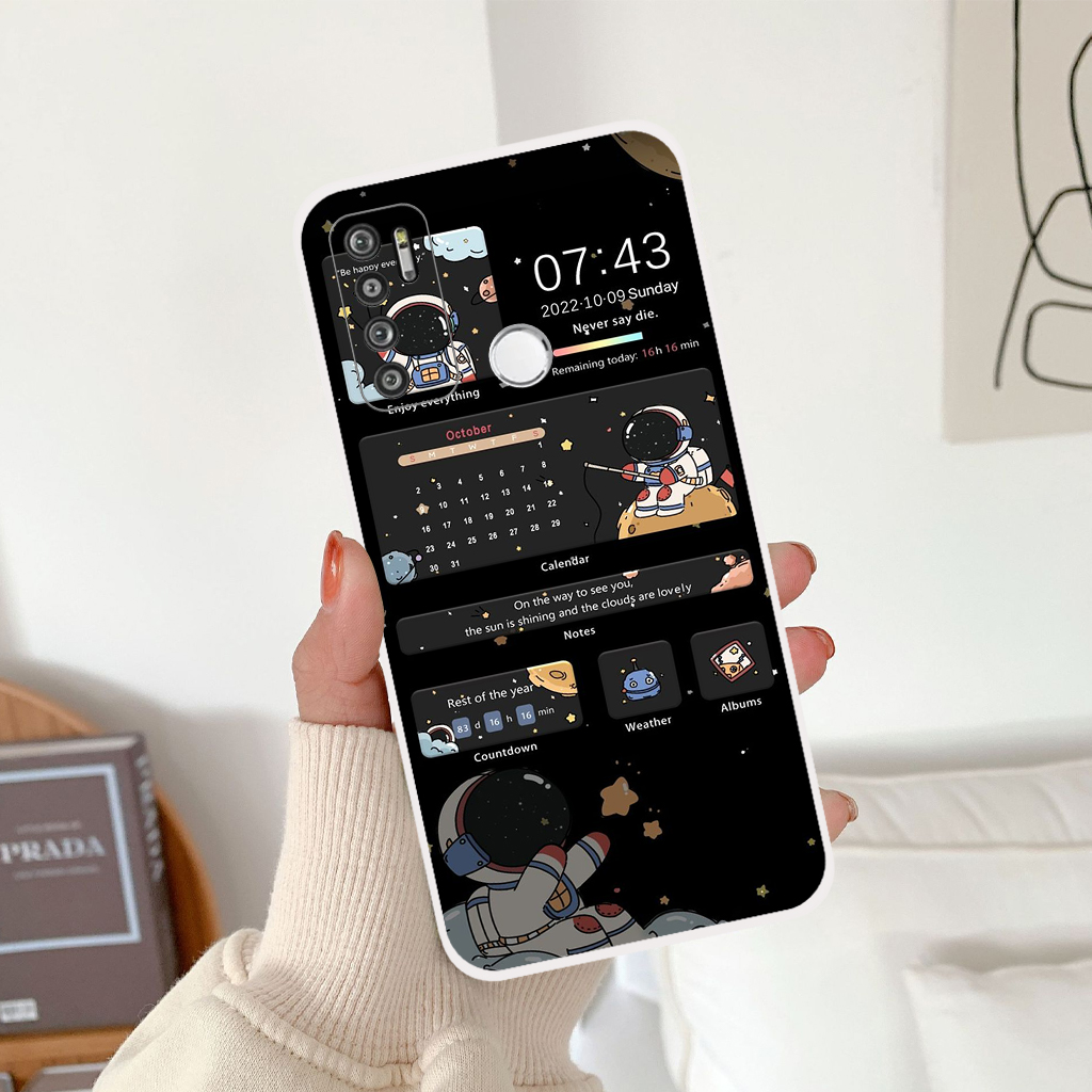 Ốp lưng Vsmart Live 4 hình vũ trụ, phi hành gia astronaut độc đáo