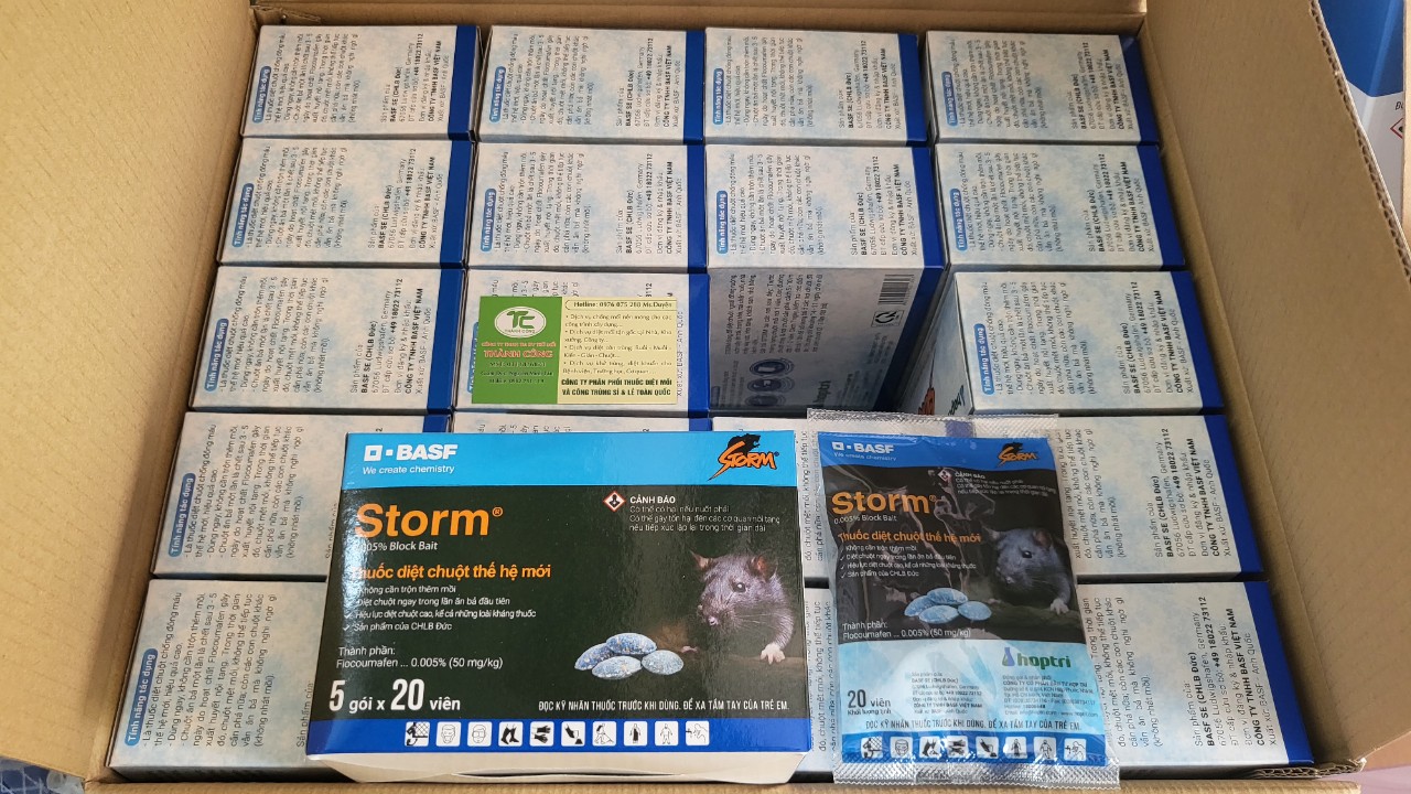 Thuốc diệt chuột Storm thế hệ mới Basf Đức