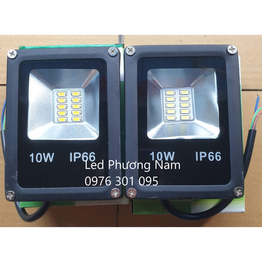 Đèn Pha led 10w chiếu sáng bảng hiệu, cây cành