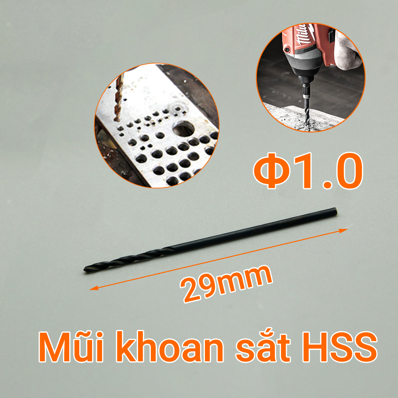 Mũi khoan sắt Wave HSS W200 size tùy chọn