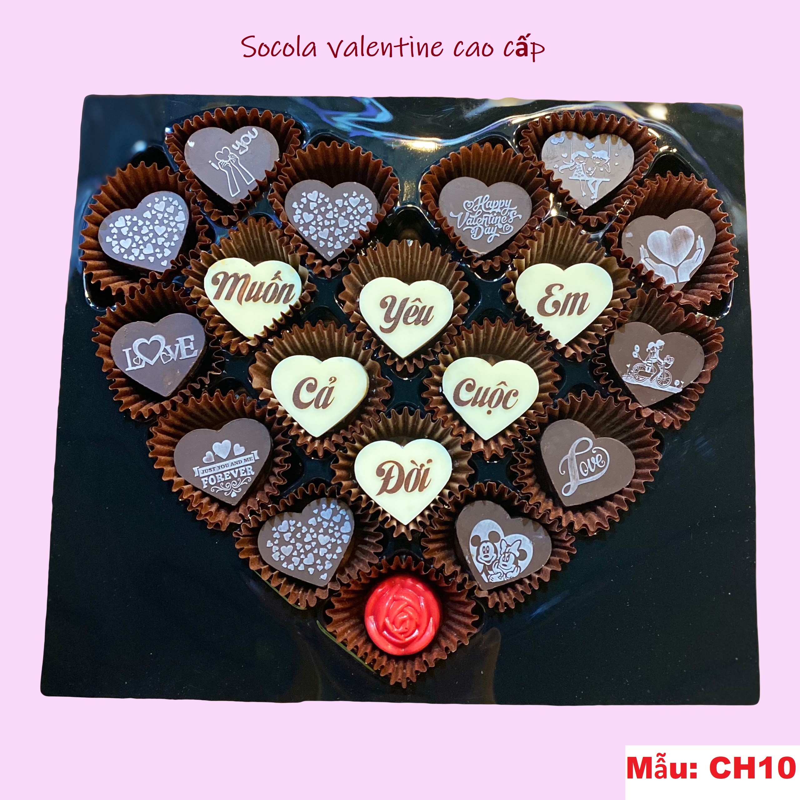 Socola valentine, chocolate valentine 2024