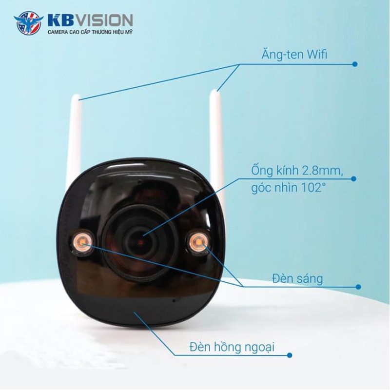 Camera Ip Wifi KBONE KN-B41 (4.0MP) - Hàng Chính Hãng