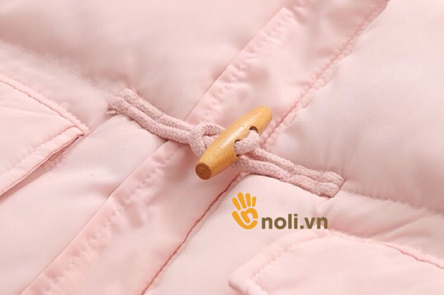 Cúc gỗ dài 2 lỗ 3cm trang trí (gói 10 cái)