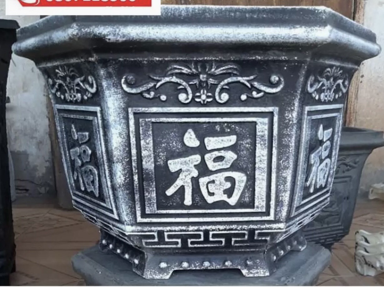 Khuôn chậu đẹp lục giác 20