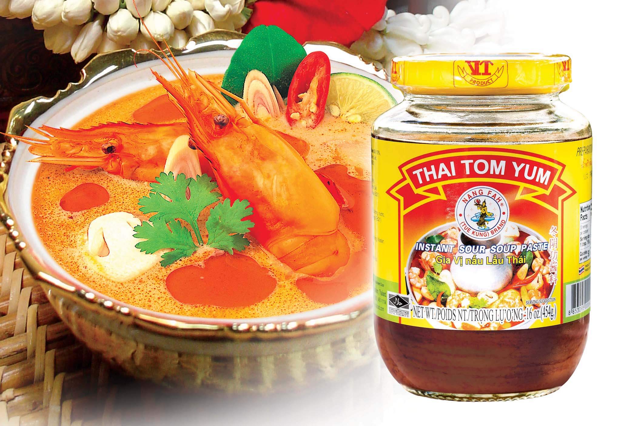 Gia vị lẩu Thái Tomyum Paste 454gr - Thai Tomyum Paste