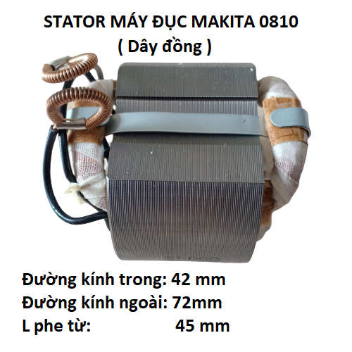 Stator, cuộn điện lắp máy đục 0810 - sa đục 0810