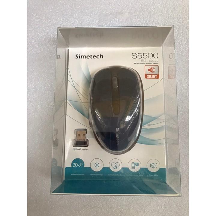[HCM]CHUỘT KHÔNG DÂY SIMETECH S5500 CHỐNG TIẾNG ỒN