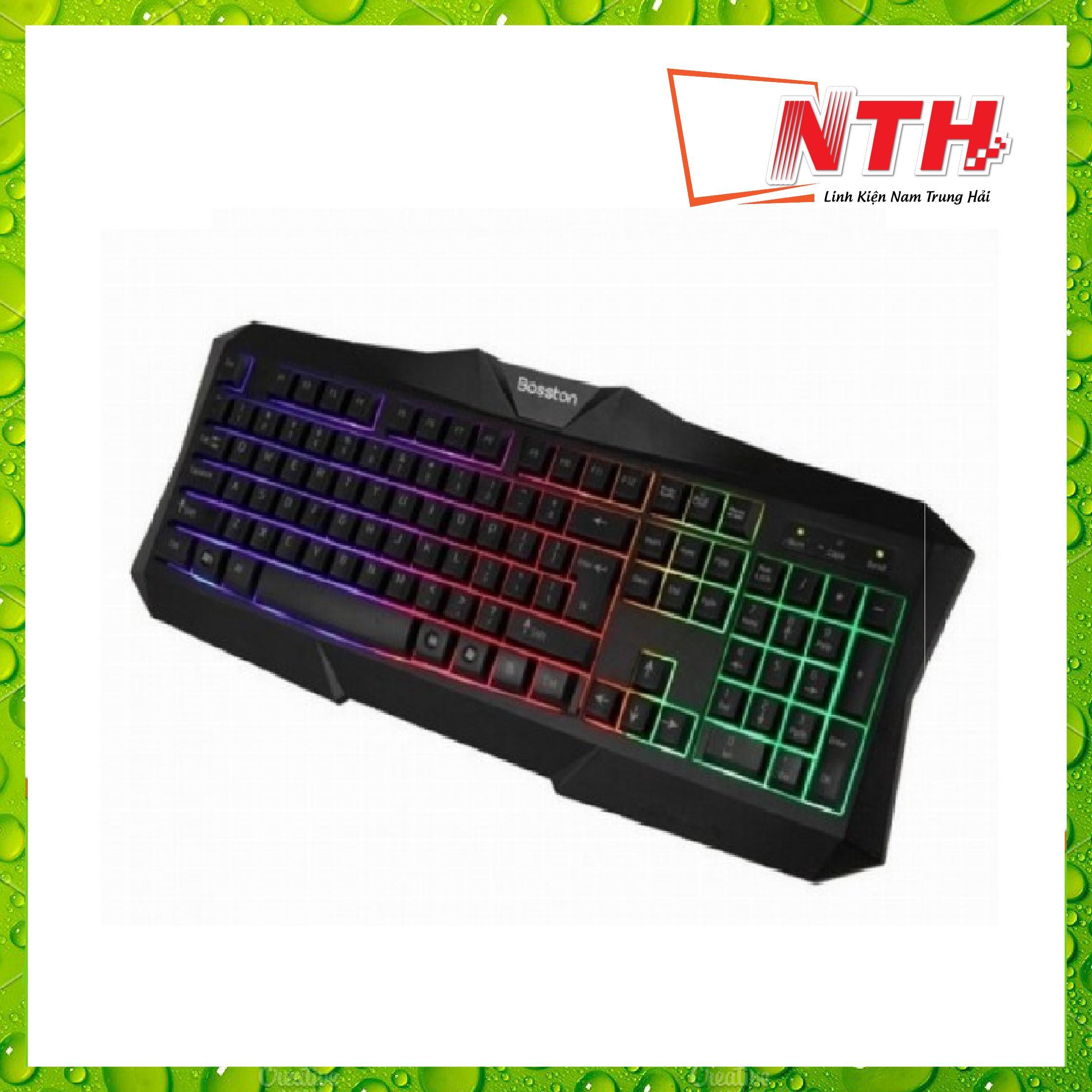 [HCM]Bàn Phím Bosston X19 LED NỀN [TẶNG CHUỘT R8 1602]
