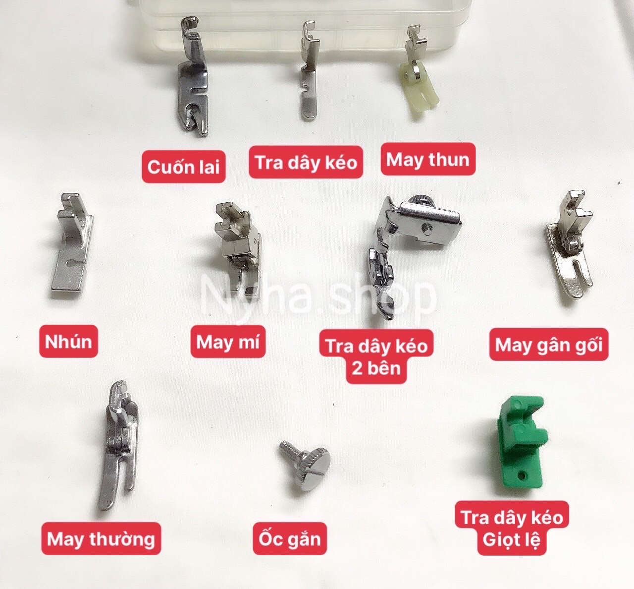 BỘ 11 CHÂN VỊT MÁY MAY CON BƯỚM