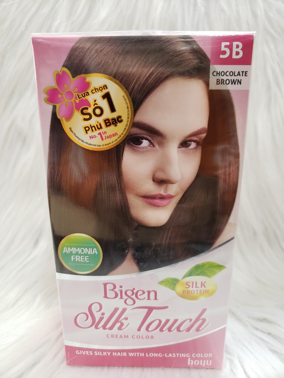 Kem Nhuộm Tóc Bigen Silk Touch #Nâu Sôcôla