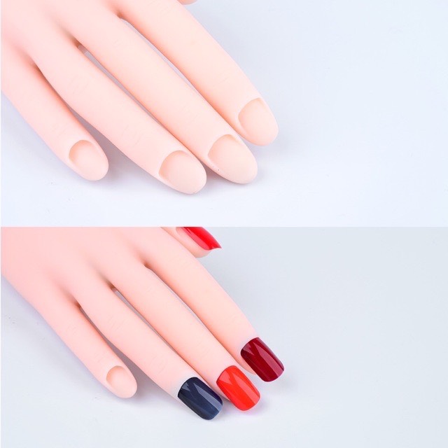 Bàn Tay Giả Silicon học nails