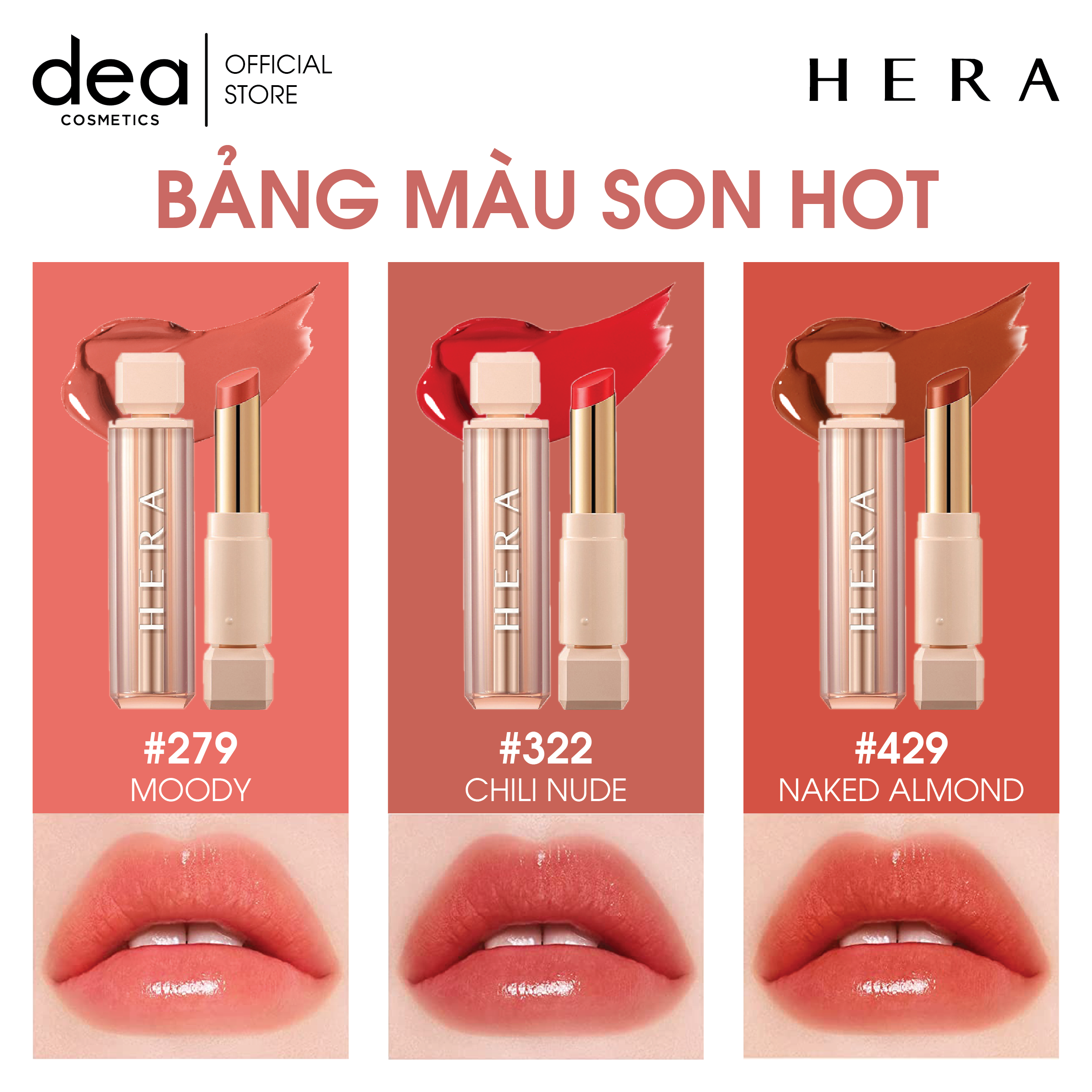 Son thỏi dưỡng Hera Sensual spicy nude balm