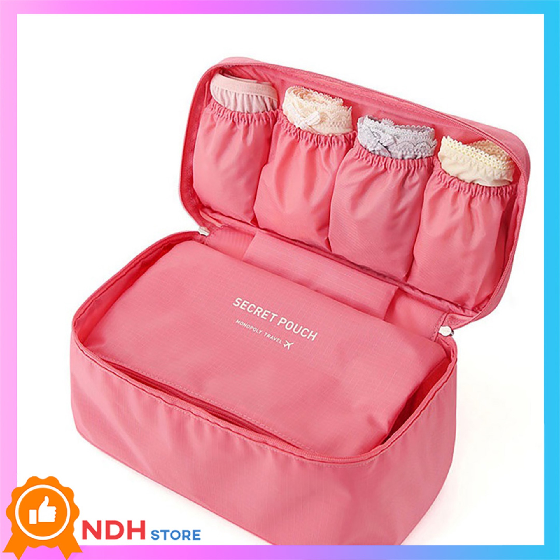 Bag travel carrying case Đồ underwear pouch cosmetic wanna be a traveler-pocket personalized (nhiều màu)-[túi đựng đồ lót túi đựng đồ cá human, túi split đồ du lịch, túi đưng đồ mỹ phẩm, túi mỹ phẩm)