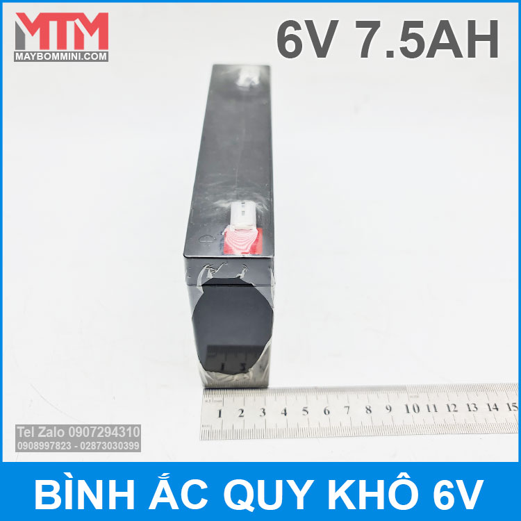 Bình ắc quy khô 6V 7.5Ah
