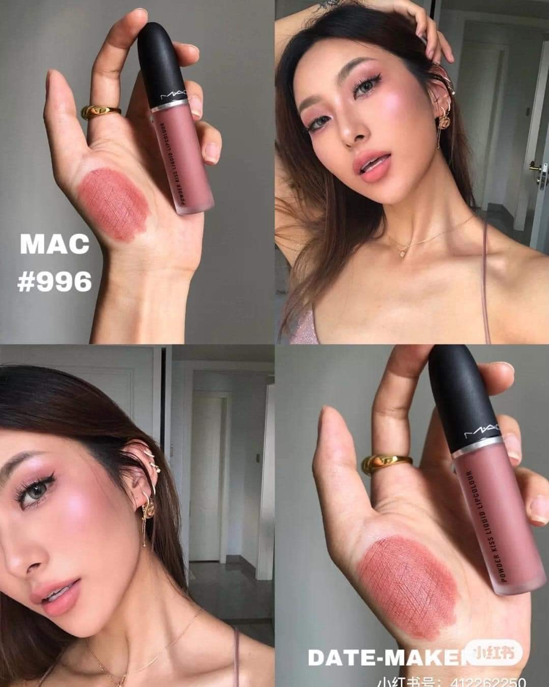 [HCM]Son Kem Mac Powder Kiss Liquid - 996 Date-Maker