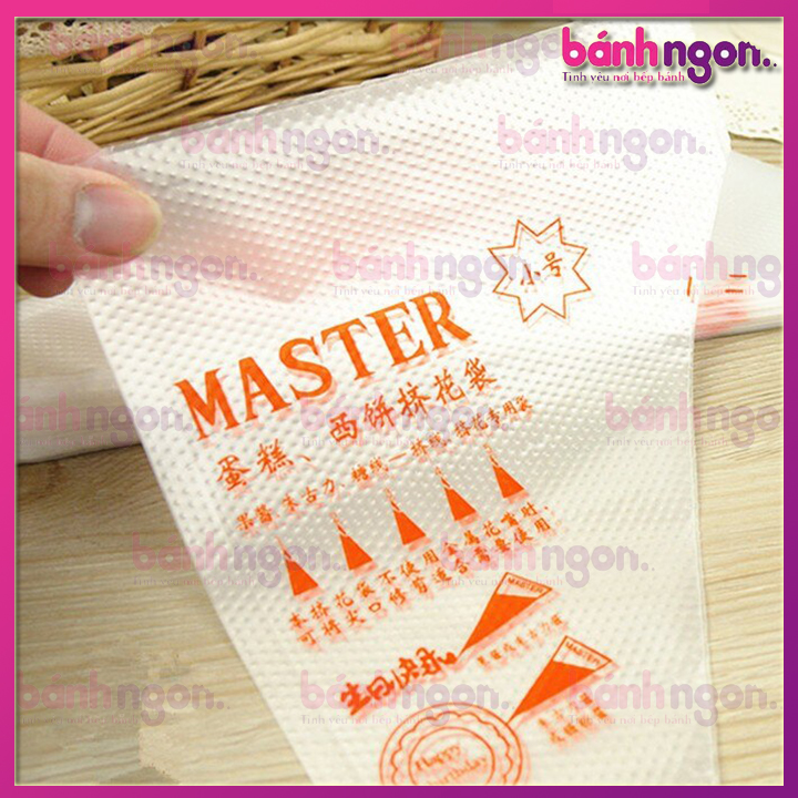 Combo 100 túi bắt kem tam giác Master