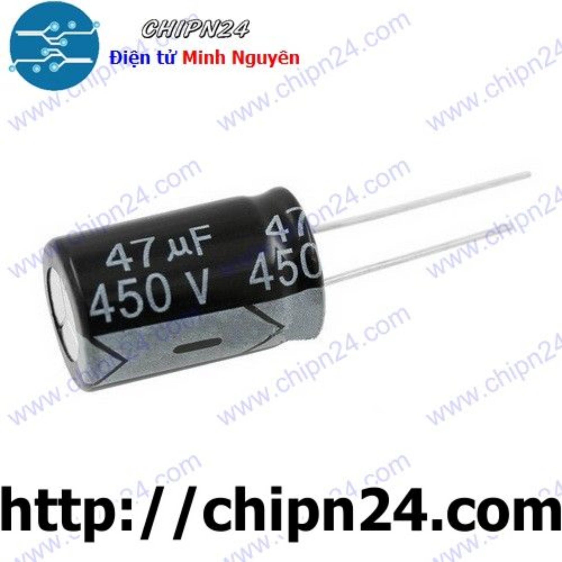 [2 con] (H76) Tụ hóa 47uF 450V (16x25mm)