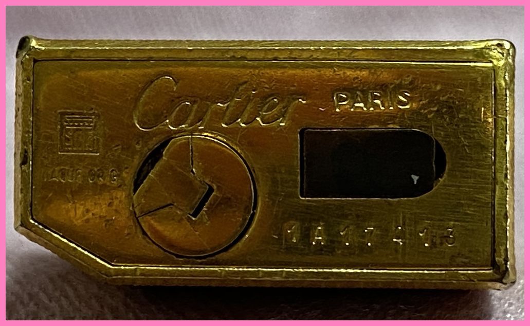 Bật Lửa Cartier 5 cạnh France.