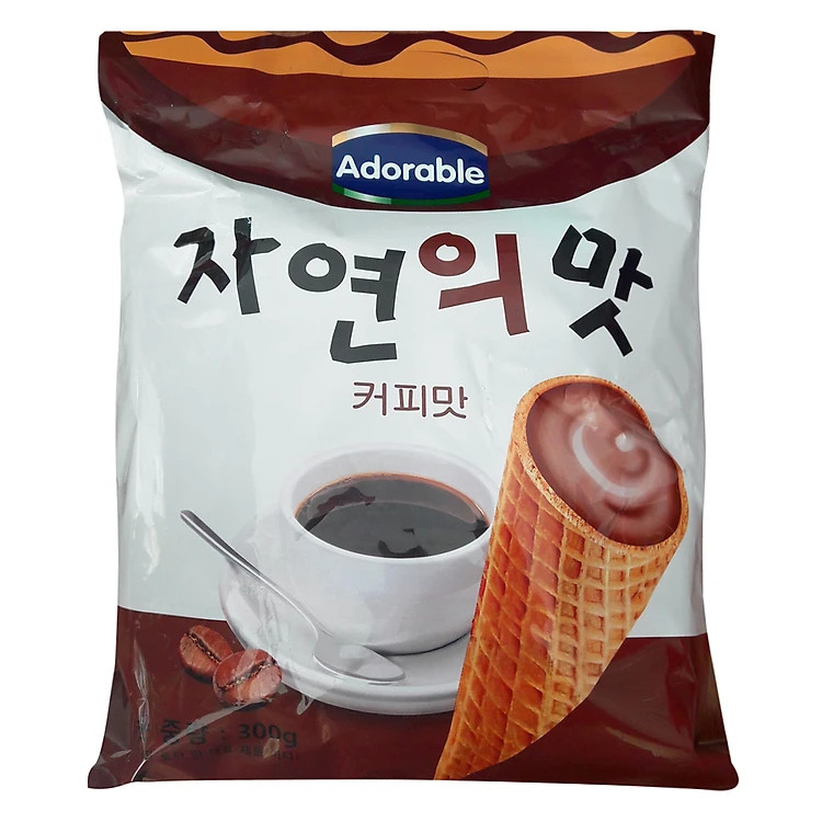 Bánh Ốc Quế Vị Trà Xanh Adorable (300g) (có 3 vị Dâu, Trà xanh, Cà Phê)
