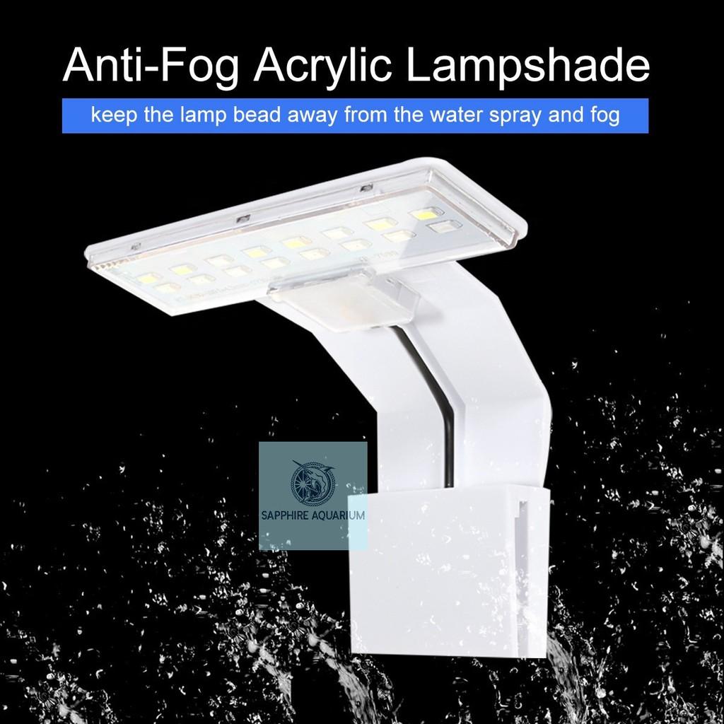 Đèn bể cá kẹp thành bể RGB M-180