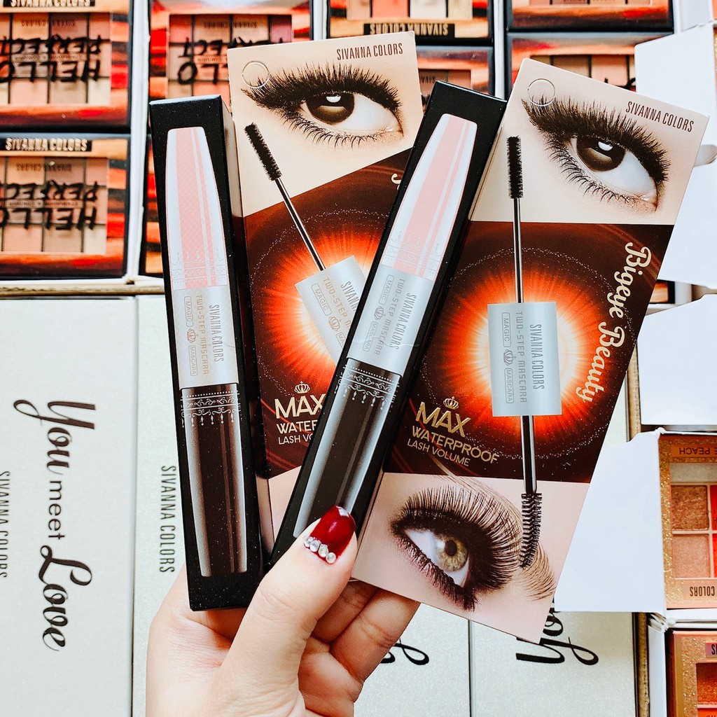 Mascara 2 Đầu Sivanna Colors Two Step Mascara HF891