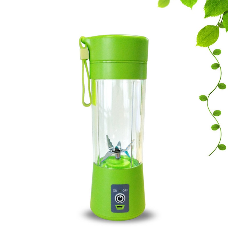 Máy Xay Sinh Tố Cầm Tay Sạc Điện Loại 6 Lưỡi Dao Cao Cấp-Máy xay cầm tay 6 lưỡi mang đi tiện lợi đi du lịch